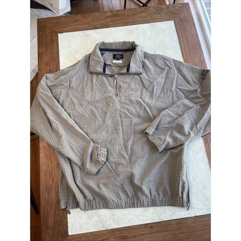 Vintage Nordstrom Callaway Golf Windbreaker Men's Size Medium Pullover 90s